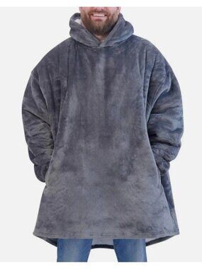 The Wayy Big Hoodie Plush Lined Oversized Blanket One Size Unisex Jck251